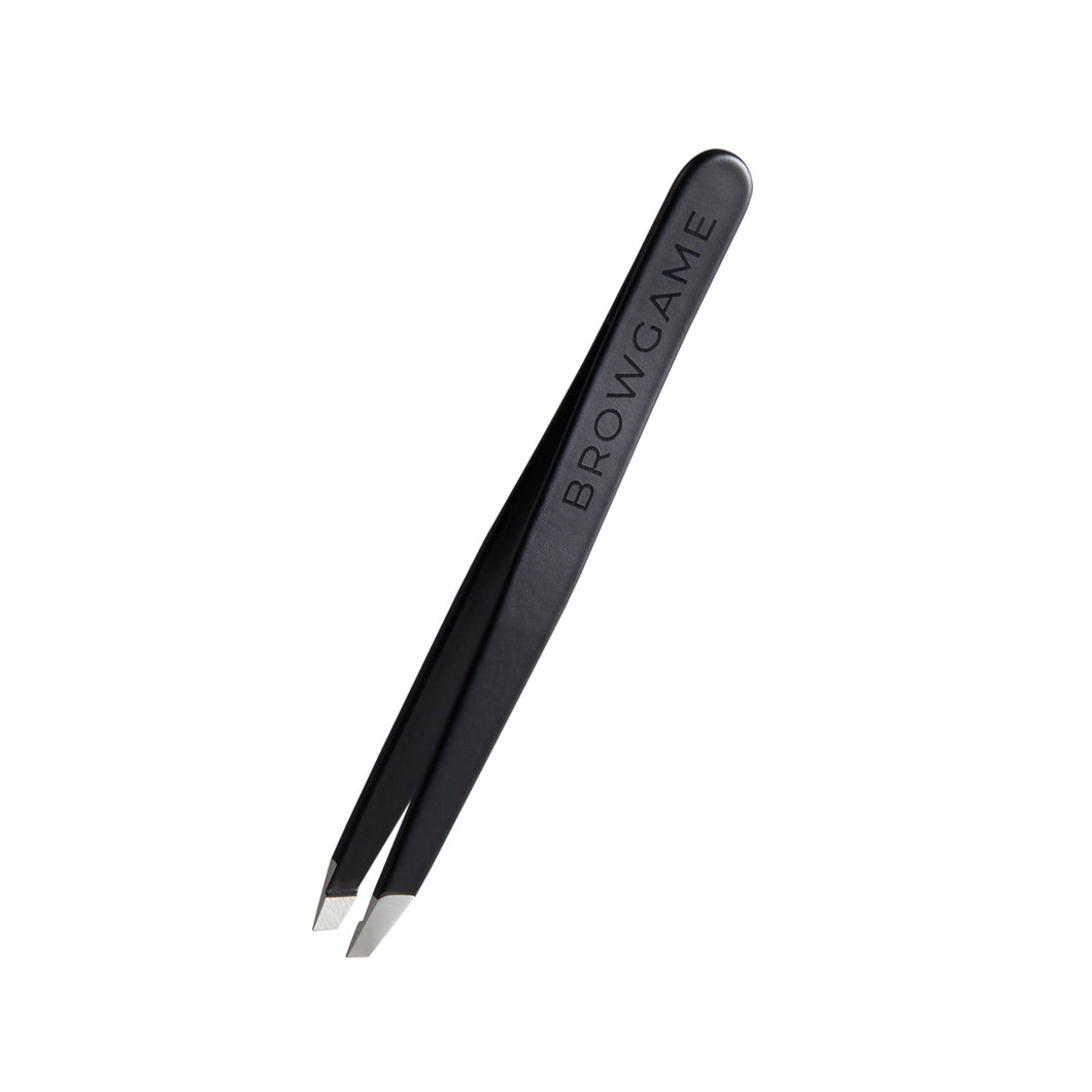 Signature Tweezer Slanted Soft Touch Blackout